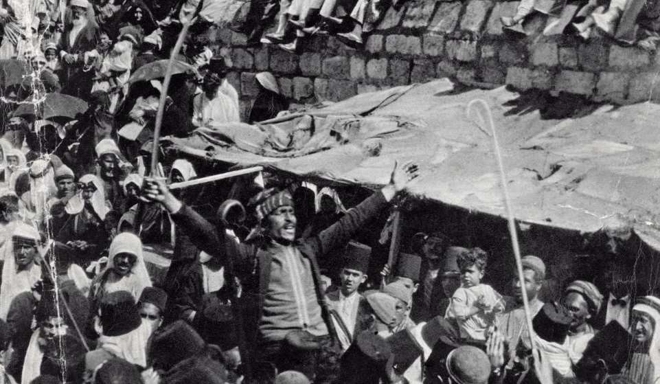 The Gathering of an Arab Mob, 1929.