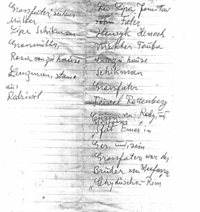 Great-Grandfather List